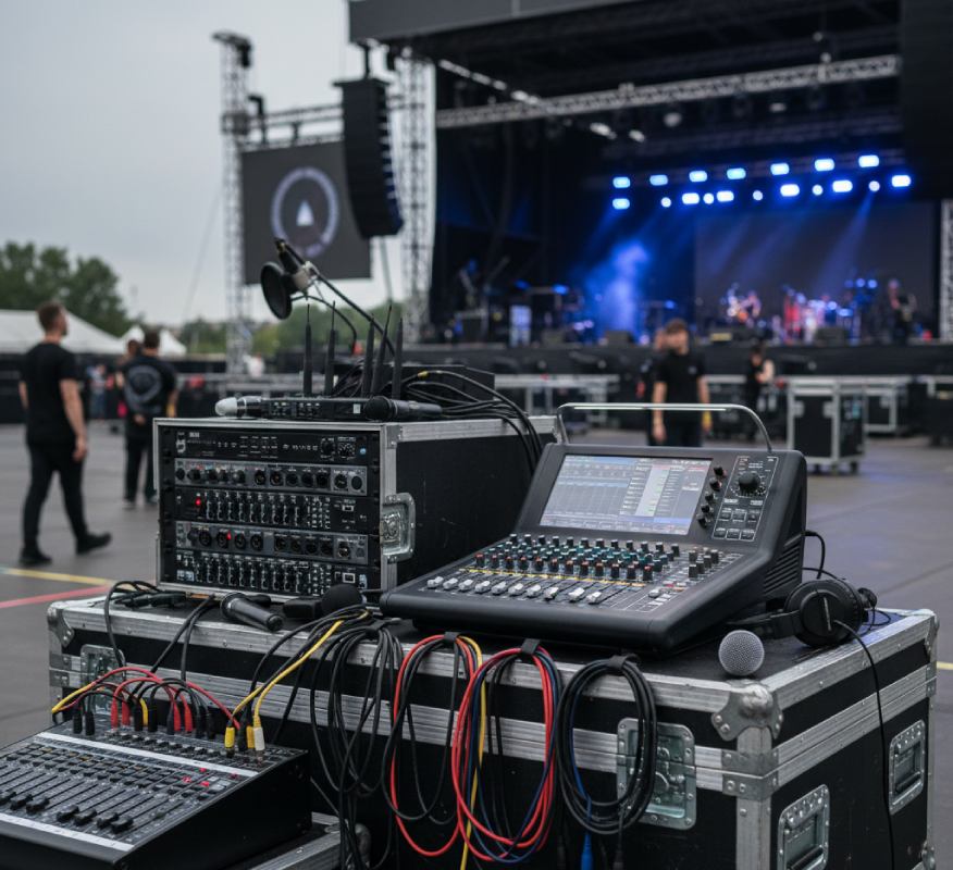 Equipements de prise de son événementielle